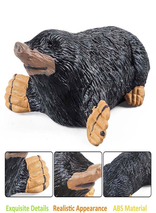 JOKFEICE Animal Figurines, Realistic Mole Fairy Garden Accessories, Learning Toys for Christmas Birthday Cake Topper Gift for Kids - Image 3